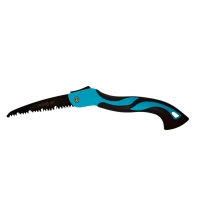 Ножовка складная 210 мм, садовая, прорезиненная рукоять,"MAXIMUM"  MX 14770