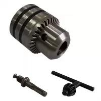 Патрон для дрели 16 мм ключ 1.3-16мм 1/2 +адаптер (2078)