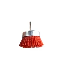 Щетка для дрели чашечная нейлоновая 50 мм, 2", со шпилькой, "MAXIMUM" MX 18259